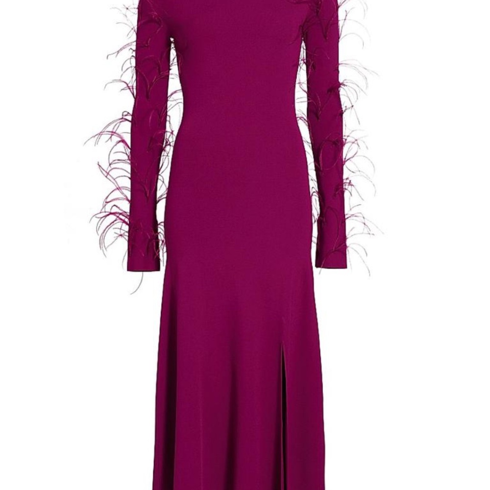 LAPOINTE Feathered Dress NWT Medium